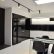 Kitchen Modern White And Black Kitchen Stylish On With Brilliant Perfect 17 Modern White And Black Kitchen