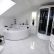 Modern White Tile Floor Innovative On With Regard To Bathroom Flooring Home Interiors 5