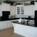 Off White Kitchen Black Appliances Delightful On With Regard To Cabinets 3