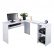 Office Corner Desk Brilliant On Throughout Amazon Com Fineboard L Shaped 2 Side Shelves