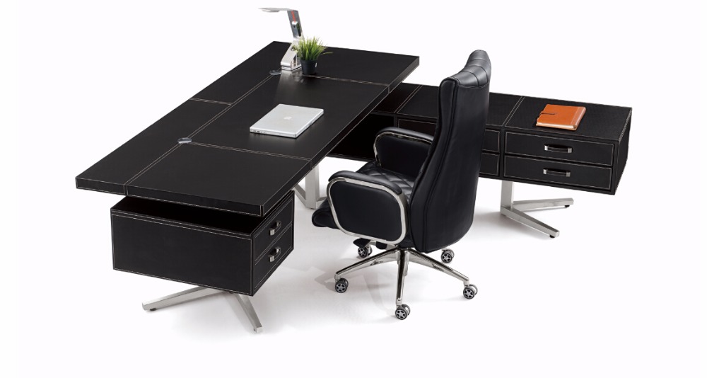  Office Desk Cover Amazing On Intended Fashion Black Leather Boss Hot 8 Office Desk Cover