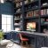 Office Desk With Bookshelf Exquisite On Within A Home Like This Would Definitely Make Work Days Better Don 1