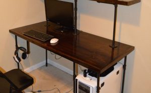 Office Desk With Shelf