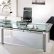 Office Glass Desks Stylish On Intended For Use Furniture A Sophisticated Look 1