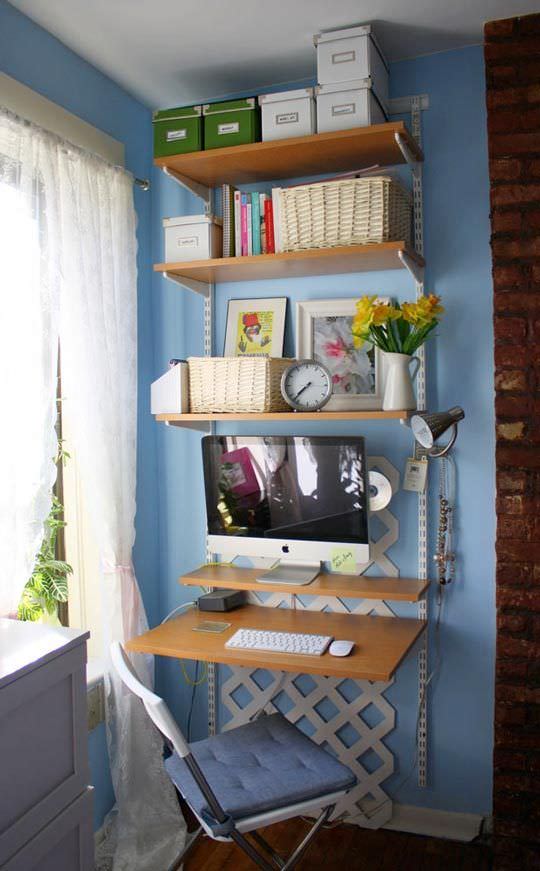 Office Office In Small Space Imposing On Within DIY Home Spaces Decorating Your 11 Office In Small Space
