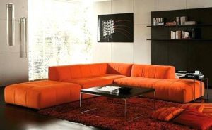 Orange Living Room Furniture