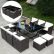 Furniture Outdoor Dining Sets Lovely On Furniture Within Costway 11 PCS Patio Set Metal Rattan Wicker 10 Outdoor Dining Sets