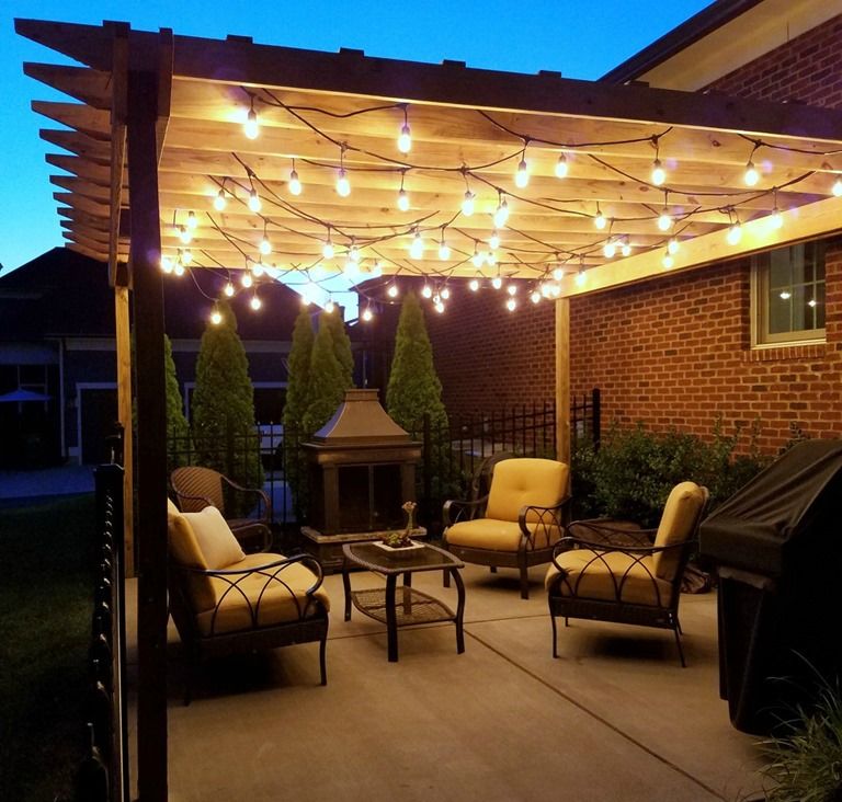 Interior Outdoor Lighting For Pergolas Modest On Interior Pertaining To Pergola String Lights Set A Romantic Mood In Your Backyard Page 2 0 Outdoor Lighting For Pergolas