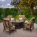 Outdoor Patio Furniture With Fire Pit Nice On Other In Pits Chat Sets Costco 4
