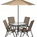 Outdoor Table With Umbrella Plain On Other Inside Patio And Chairs EBay 1