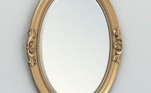 Oval Mirror Frame
