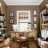 Paint For Home Office Fine On Pertaining To Taupe Walls Traditional Den Library 3