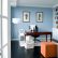 Home Paint For Home Office Modern On Within Light Blue Transitional With Built In 25 Paint For Home Office