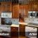 Painted Brown Kitchen Cabinets Before And After Impressive On Pertaining To Cabinet Refacing Photos SHORTYFATZ Home Design 4
