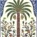 Floor Painted Tile Designs Magnificent On Floor In Palm Tree Ceramic Mural 12 Painted Tile Designs