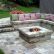 Patio With Square Fire Pit Incredible On Other Backyard Table 205 Best Pits Images Pinterest 3