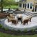 Home Paver Patio With Deck Excellent On Home Inside Stairs Firepit Travertine Back Yards 15 Paver Patio With Deck