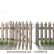 Picket Fence Gate Open Exquisite On Home Old Stock Photo Image Royalty Free 4