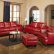Red Leather Living Room Furniture Modern On Throughout Rooms With A Couch Google Search Fine 1