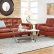 Living Room Red Leather Living Room Furniture Modest On With Regard To Vittorio Rust 3 Pc Rooms 20 Red Leather Living Room Furniture