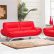 Red Leather Living Room Furniture Remarkable On And 20 Ravishing Home Design Lover 4