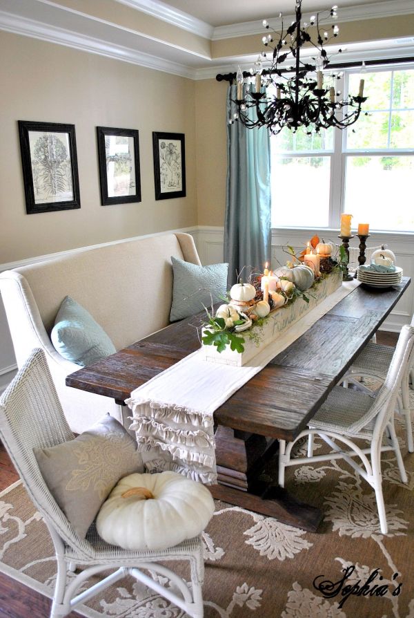 Interior Rustic Dining Table Decor Modest On Interior In Cool Diy Room Centerpieces For Your Dini Ideas About 27 Rustic Dining Table Decor