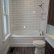 Simple Bathrooms Imposing On Bathroom For Attic Dark Floors White Subway Tile Soft 3