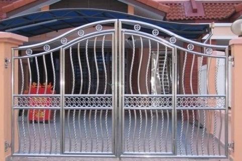 Other Simple Metal Gate Plain On Other Throughout Design SS Galaxy Stainless Steel Fabricators 0 Simple Metal Gate