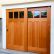 Home Sliding Garage Doors Modern On Home Intended Exterior Bypassing Opens Up Utility Space 10 Sliding Garage Doors