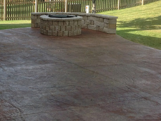 Floor Stained Concrete Patio Gray Impressive On Floor With Stamped Patios In Kansas City I Supreme Green Landworks 0 Stained Concrete Patio Gray