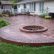 Floor Stamped Concrete Patio With Fire Pit Fine On Floor For Pits In Decorative 15 Stamped Concrete Patio With Fire Pit