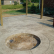 Floor Stamped Concrete Patio With Fire Pit Marvelous On Floor Intended Sun Buff W 19 Stamped Concrete Patio With Fire Pit