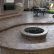 Stamped Concrete Patio With Fire Pit Modest On Floor Intended For Sitting Wall Home Improvement 2
