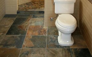 Stone Floor Tiles Bathroom