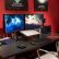 Stylish Office Desk Setup Perfect On Regarding Gaming PC Latest Small Design Ideas With 3