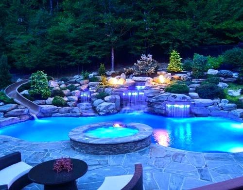 Home Swimming Pool Lighting Ideas Delightful On Home Regarding Outdoor Within Pictures Idea 6 8 Swimming Pool Lighting Ideas