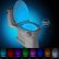 Bathroom Toilet Lighting Interesting On Bathroom With Regard To Hot 8 Colours Sensor Body Motion Led Light Backlight 18 Toilet Lighting