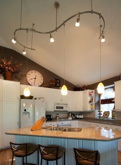 Interior Track Lighting Vaulted Ceiling Contemporary On Interior Intended Kitchen Creative Pendants And 0 Track Lighting Vaulted Ceiling