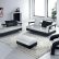 Trendy Living Room Furniture Interesting On Leather And Black White Simple Luxurious 2