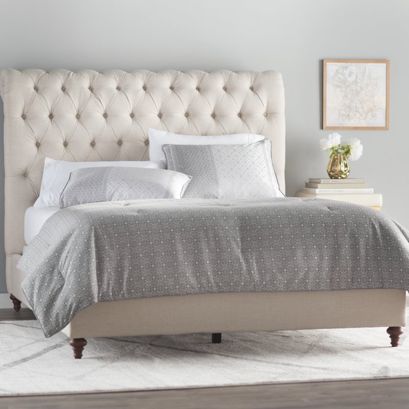 Bedroom Tufted Upholstered Sleigh Bed Stunning On Bedroom For House Of Hampton Hunstanton Reviews Wayfair 0 Tufted Upholstered Sleigh Bed