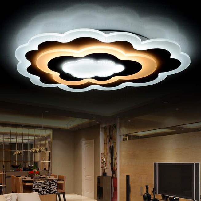Interior Unique Ceiling Lighting Magnificent On Interior In Cloud Shaped Led Flush Mount Light 2 Unique Ceiling Lighting