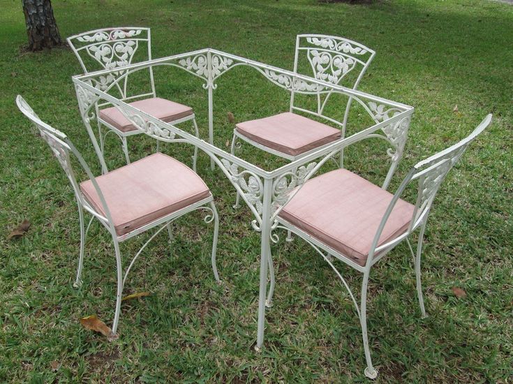 Furniture Vintage Iron Patio Furniture Modern On Intended 1326 Best Wrought Images Pinterest 8 Vintage Iron Patio Furniture