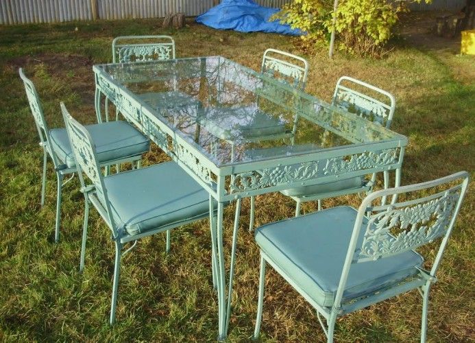 Furniture Vintage Iron Patio Furniture Perfect On Pertaining To 1326 Best Wrought Images Pinterest 26 Vintage Iron Patio Furniture