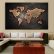 Other Wall Paintings For Office Astonishing On Other Within 1 PCS Set Huge Black World Map Print Canvas HD Abstract 0 Wall Paintings For Office