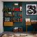 West Elm Home Office Beautiful On With Regard To Mid Century Wall Shelving Cabinet Set 1