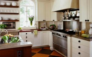 White Country Cottage Kitchen