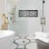 Floor White Floor Tiles Bathroom Imposing On Throughout 75 Trendy Black And Tile Design Ideas Pictures Of 25 White Floor Tiles Bathroom