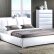 Bedroom White Modern Platform Bed Stunning On Bedroom Inside Queen Headboard Extraordinary Frames With 25 White Modern Platform Bed