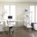 Interior White Office Decors Nice On Interior For Ikea Home Furniture Modern Stylish Small 14 White Office Decors