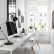 White Office Design Remarkable On Pertaining To Small Home Inspiration And 4